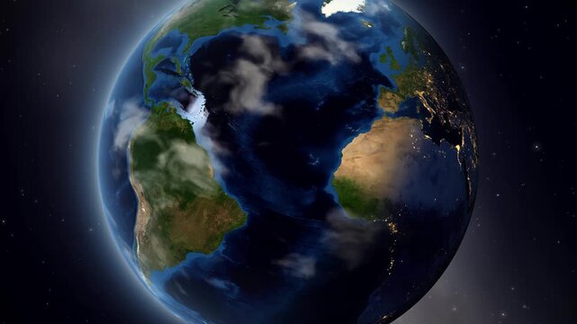 Earth Zoom In to Kenner Louisiana in the United States