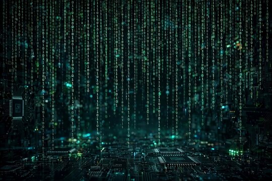 binary code background