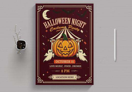 Halloween Night Party Flyer
