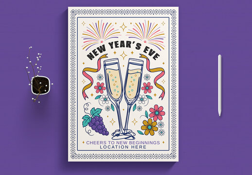 New Year Eve Party Flyer