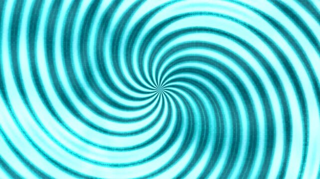 Hypnotic Swirls of Cyan and Teal Create a Mesmerizing Optical Illusion.