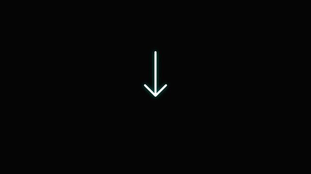 Minimalist Animated Download Icon Sequence Sheet for UI UX Design
