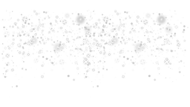Snowflakes, Crystal clear snow overlay for Winter theme