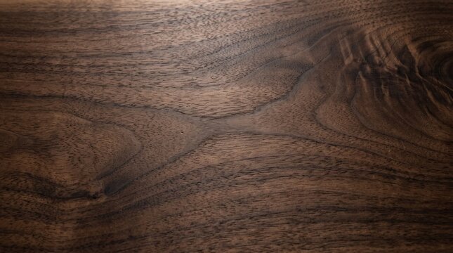 Dark walnut wood grain surface texture background brown timber panel wallpaper