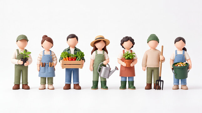 Selbstversorger mit eigener Ernte 