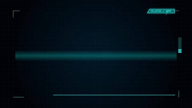 Abstract technology visualization features a glowing horizontal bar with a floating cursor in a dark cosmic setting.
