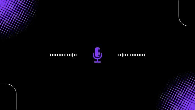 Purple Modern Podcast Talk Video