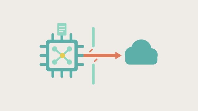 AI data leakage from a neural chip to an external cloud