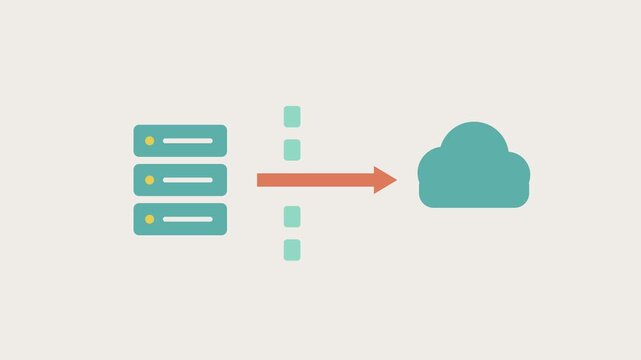 Data exfiltration from a server to an external cloud