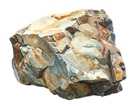 Isolated stone rock mineral texture geology rough element closeup shape
