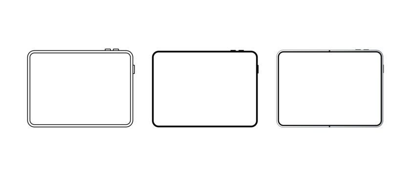 Detailed Folded New Mobile Phone Mockup. Foldable Smartphone Screen Vector Illustration