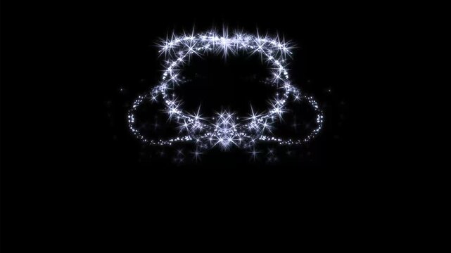 Gold twinkling magic dust glitter line, glowing fairy stars, pixie dust path, sparkling stardust effect, white shimmer particles, magical sparkle transition black background. 4k video