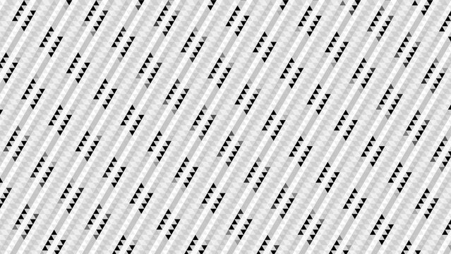 Abstract diagonal dashed lines and geometric triangle pattern on light background