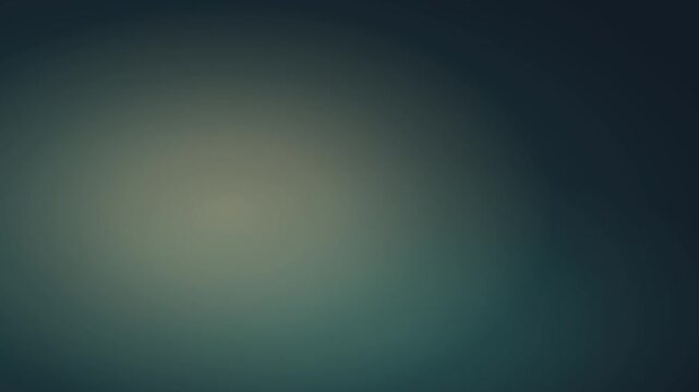 Dark teal blue blurred gradient background with diffused beige light glow, abstract cinematic atmospheric backdrop with smooth flowing color transitions