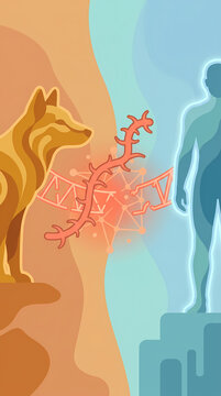Zoonotic disease spillover concept between animals and humans