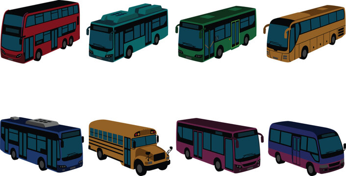 Mass transit motorcoaches comprising classic yellow school transports long distance tourers and urban neighborhood shuttles