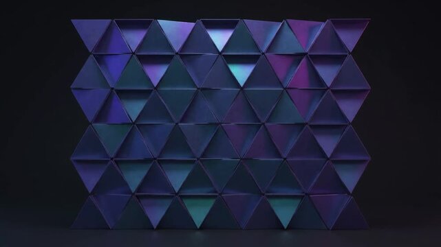 Iridescent Origami Lattice