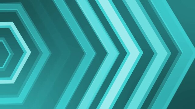 Abstract geometric background with repeating chevron/hexagon shapes forming depth animation