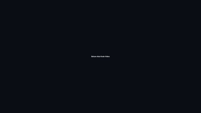 Minimalist dark screen with tiny text error message in the center.