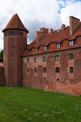 Malbork, Poland. A 14th-century Teutonic castle housing a museum of medieval artifacts, paintings, and amber collections. © skorpionik00