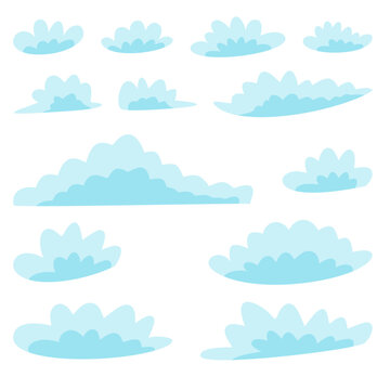 Blue Clouds Create a Soft Dreamy Sky