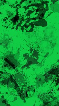 Black Ink Paint Splash Splatter on Green Screen animation,Grunge Chroma Key Transition for Video Editing and Overlays isolated vertical social media motion design element