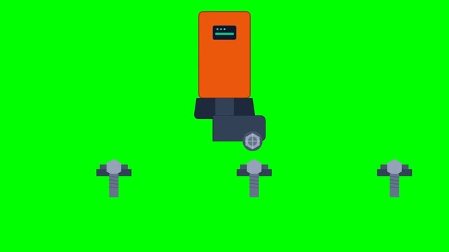 Industrial Cordless Torque Control Nutrunner Angle Head with Motorized Planetary Gear and Digital Torque Indicator Sequence