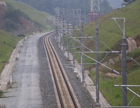railway in the mountains