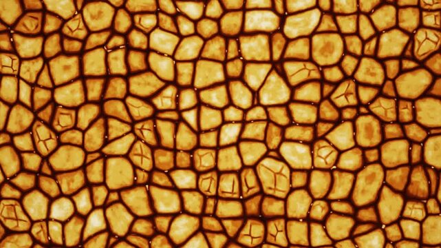 Sun surface granulation and plasma convection cells boiling in detailed 4k solar loop