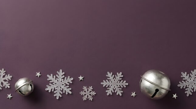 A stunning elegant christmas background featuring delicate snowflakes and shimmering orbs perfect for festive greetings and holiday themed designs