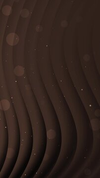Black brown gradient background wavy background with vertical ripples and glowing soft bokeh circles suits elegant branding, websites, invitations, and editorial designs.