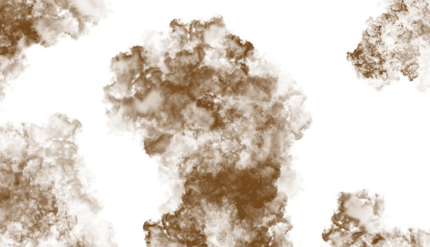Sepia toned cloud formations present a soft atmospheric backdrop with a transparent background clouds cloudscape beige vapor mist