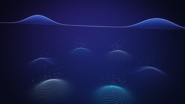Quantum Wave Function Phase Colored Helix Over Probability Density Landscape