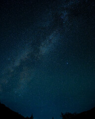Mountain Silhouette under the Stars © Yuto Japan