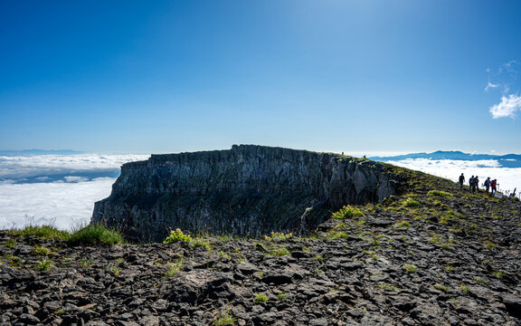 Explosive Crater & Sea of Clouds