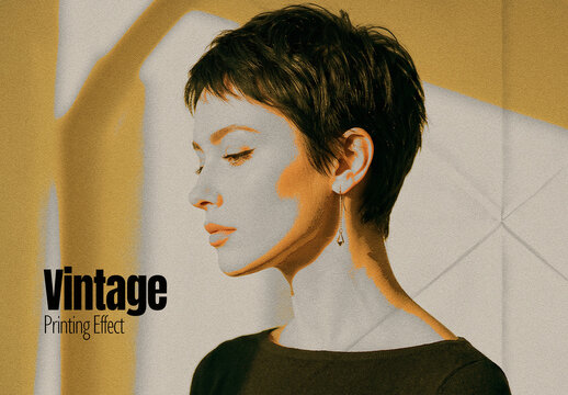 Vintage Printing Effect