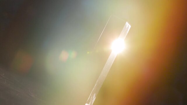 Soft Rainbow Prism Refraction Light Abstract Background
