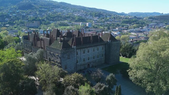 Historic Palace Overlooking Guimaraes City Center