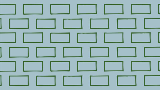 horizontal sequence outline rectangles hand drawn posca texture vector, rustic marker art style graphic skyline pattern for airy handmade background