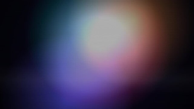 Retro CRT screen with drifting color glow scanlines and a rolling light bar seamless loop