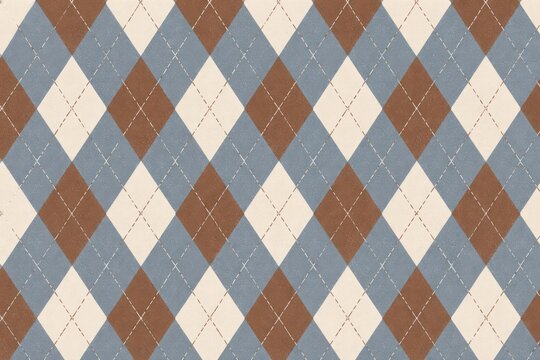 Vintage argyle pattern design.