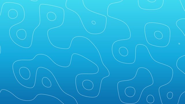 Sunlit turquoise pool water with dancing caustic light webs, seamless loop