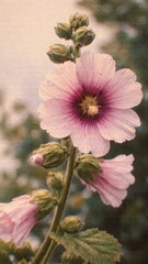 Fototapeta premium Delicate floral beauty captured artistically mobile wallpaper