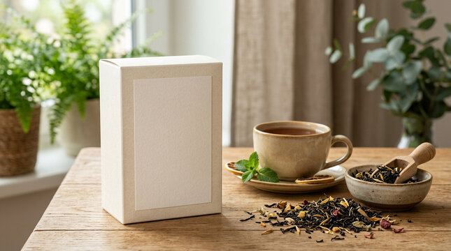 Premium Blank Tea Box Packaging and Branding Mockup (5)