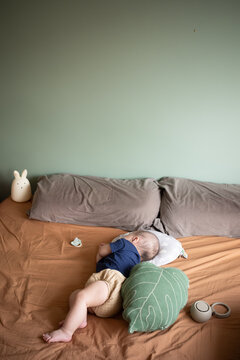 Sleeping Baby in Cozy Bedroom
