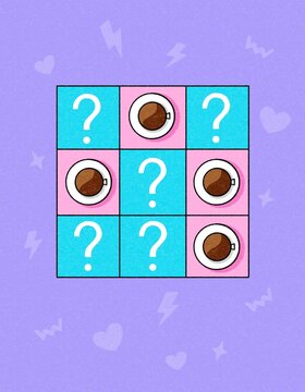 Date as a tic-tac-toe game.