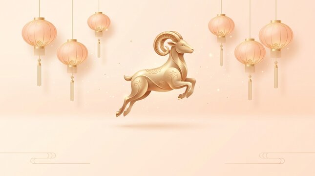 Celebrating the year of the rabbit with joyful decorations and traditional chinese new year festivities