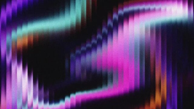 Colorful Digital Pixel Sorting Glitch Video Loop with Prismatic Noise Motion Distortion for Retro Cyberpunk DJ Concert Stage Screen Visuals Backdrop