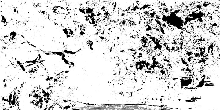 Scratched and Cracked Grunge Urban Background Texture Vector. Dust Overlay Distress Grainy Grungy Effect. Distressed Backdrop Vector Illustration. Isolated Black on White Background. EPS 10.