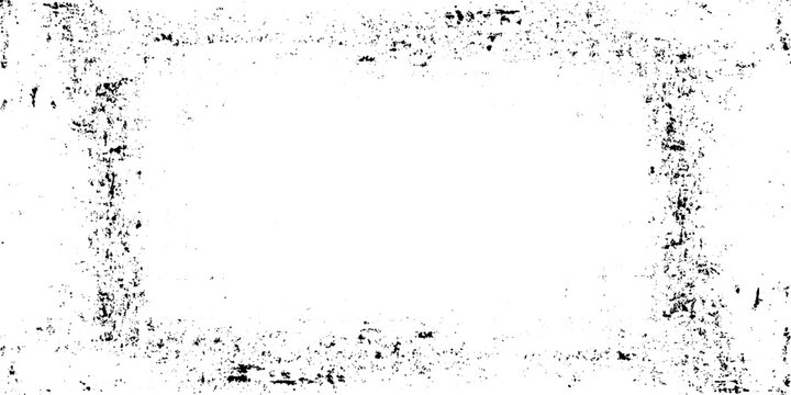 Scratched Frame. Grunge Urban Background Texture Vector. Dust Overlay. Distressed Grainy Grungy Framing Effect. Distressed Backdrop Vector Illustration. EPS 10.